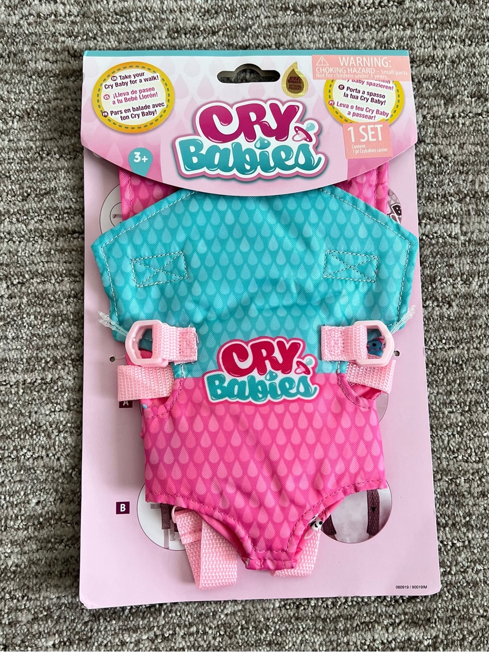 NWT Cry Babies Doll Carrier